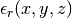 \epsilon_r(x,y,z)