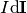 I \textrm{d}\vec{I}