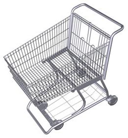 shopping cart CAD model