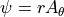 \psi=r A_\theta