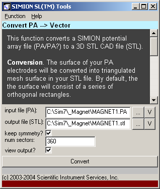 PA to STL function in SL Tools