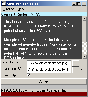 Raster to PA function in SL Tools