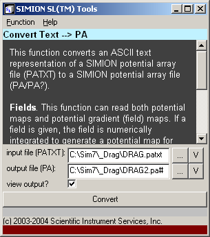 Text to PA function in SL Tools
